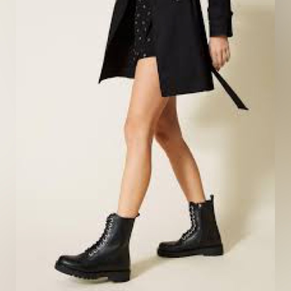 Moto-Style Boots Black